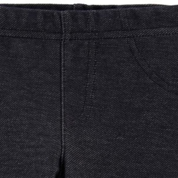 NEW Carter's Baby Girl Dark Navy Legging Stretch Jegging Bottoms - Picture 2 of 3